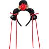 SANRLO Fascia per capelli, stile cinese, accessorio per capelli da donna, rosso, 1 pezzo (confezione da 1), per donne, feste, matrimoni, compleanni, feste