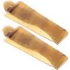 NOLITOY 2 pezzi Pettine Portatile in Corno di Bue Pieghevole e Leggero Pettinino Salute e Massaggio per Capelli e Capelluto Stimola la Circolazione e Previene i Nodini