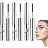 BNOYONERAS Mascara Scovolino Metallo, Iron Wand Mascara Volumizzante e Allungante, per Ciglia e Sopracciglia, Anti-Sbavature, Arricciante e a Lunga Tenuta (3pc)