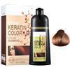 Fellflying Shampoo Per Capelli Castano Chiaro - Tinture Naturali, Copre I Grigi, Lunga Durata Per Uomini E Donne, 500 Ml