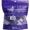 Generic Asciugamani compressi portatili, set di 30 salviette assorbenti per viaggi, morbidi asciugamani espandibili con consistenza delicata, materiale ad asciugatura rapida e confezione igienica per palestra