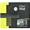 Dove Men+Care, set regalo Clean Comfort, con gel doccia, antitraspirante e scaldacollo (2 x 250 ml + 2 x 150 ml) 1 pezzo