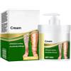 Generico Crema per l'edema per la terapia delle gambe, crema da massaggio per il drenaggio linfatico, riduce il gonfiore delle gambe in modo naturale per donne e uomini, non grassa (1 pcs)