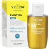 ALFAPARF MILANO YELLOW PROFESSIONAL CURLS CURLY OIL 100 ml Olio idratante anti-crespo per capelli mossi, ricci e coily