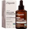 Cliganic Olio di vitamina E puro al 100% Cliganic per pelle, capelli e viso - 30.000 UI, non OGM verificato | D-alfa tocoferolo naturale