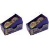 Generisch RSGM Natural Patchouli Solid Perfume in Mini Brass Jar 4 g (confezione da 2)