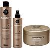 5665 Kit Set completo trattamento capelli ristrutturante Keratin P Biacre' Shampoo + Maschera + Lozione spray