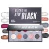 TUOSHITONG Palette di ombretti opachi, 10 colori, grigio, marrone, nero, argenteo, altamente pigmentati, ultra sfumabili, a lunga durata, specchio integrato per donne e ragazze