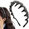 Generic Cerchietto per capelli con strass, alla, con dettaglio | Elegante cerchietto per capelli per spose, ragazze, donne, accessorio decorativo antiscivolo | per matrimoni, vacanze, feste ed