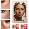 yupeuooe Palette di Ombretti Trucco, Design a Libro Set di Ombretti, Illuminante Glitter Impermeabile Blush per Ragazze Donne Regalo Quotidiana Festa