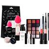 Holzsammlung Kit Trucco Tutto In Uno - 12Pcs Palette di Ombretti, Lucidalabbra, Correttore Multifunzione - Cosmetici per Viso e Labbro - Kit Cosmetico di Bellezza per Donna A07