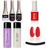 Esthetica ESTROSA KIT COMPLETO SEMIPERMANENTE UNGHIE SMALTO - BASE PRIMER + BASE DEFENCE COAT + LUCIDANTE GLOSS + CLEANSER REMOVER 125ml + Gel Polish n 30 Amsterdam 10ml