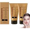 blmcoos Sebo FPS 50, crema senza ossido di zinco nano, crema solare minerale di sebo naturale per viso e corpo, impermeabile e non grasso, protezione solare per esterni e spiaggia (2)