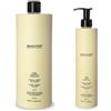 Generico Kit SHINE SHAMPOO 1000 ml E MASK 500 ml SEMI DI LINO per capelli trattati secchi opachi spenti Biacrè Maschera condizionante intensiva