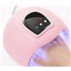 SoulQool SoulQ lampada UV LED per unghie 54 W, con sensore automatico UV 18 LED, lampada per smalto gel con 3 impostazioni timer, porta USB
