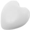 Mikinona Poggia Mani Manicure a Forma di Cuore in Pu Bianco | Supporto in Memory Foam, Uso Casa e Saloni, Cuscinetto Moderno Chic per Cura Unghie