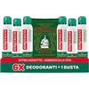 Borotalco, Deodorante Spray Originale e Talco in Polvere, Assorbe il Sudore, Senza Alcool, Pelle Asciutta e Protetta, Profumo Fresco e Agrumato, Deodorante Uomo e Donna - 6 Flaconi da 150 ml