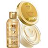 AVON Set per la cura del corpo Planet Spa Radiance Rituals Gold - Olio e burro corpo dorato 3 in 1 per donne