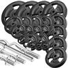 Marbo-Sport Marbo Sport set di piastre gommate Tri-Grip 172 kg