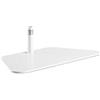 EasyLife - Accessori Supporto per mensola per il supporto TV a treppiede Design STAFFELEI, con funzione girevole a 140°, finitura laccata bianca di alta qualità e lunga durata