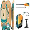 Coasto Tavola da SUP Coasto Flip 11'5, pieghevole, ultraleggera (7,18 kg), 345 L, set completo da touring