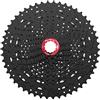 SunRace MX, Ruota Libera 11V Unisex Adulto, Nero/Rosso, 11-50D