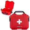 NANUK 908 Valigetta di pronto soccorso vuota - Ideale per organizzare un kit di pronto soccorso, certificata IP67, antiurto, resistente alla polvere e galleggiante. (31,75 × 24,89 × 20,32 cm)