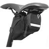 Vincita STASH Pack Strada Strap Fissaggio Grande Apertura con Cerniera Striscia Riflettente di Sicurezza con Cinturino LED Borsa da Sella per Bici Borsa da Bicicletta per Bici (Nero)