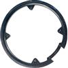 kowaku Copriruota, paracatena per Bici, guarnitura Nera, guarnitura, Corona Tonda in Resina, copricorona per Mountain Bike, BMX, Bici da Ciclismo, 10,4 cm