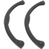 Cabilock Strisce di Protezione in Gomma per Skateboard 2 Pezzi Paraurti Adesivi per Bordi di Longboard Protezioni Anticollisione per Punta e Coda Accessori Sportivi per Skateboarding