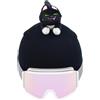 Generico Copertura Del Casco Snowboard, Cover Del Casco Da Sci Adulto | Copertura Del Casco Lavabile Con Design Del Gatto,Accessori Per Il Freddo Delle Ragazze Per Uomini, Donne, Ragazzi E Ragazze,