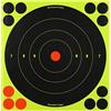BIRCHWOOD CASEY 8 Bull's-Eye Reactive Targets, Shoot-N Occhio di Bue, 20,3 cm, 30 bersagli Unisex, Multicolore, Taglia Unica