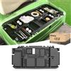 10L0L Carrello da golf sotto il vassoio di stoccaggio del sedile adatto per Club Car Precedent 48 V Carrello da golf elettrico originale Trojan Batteria sotto il sedile Organizer Contenitore Piastra