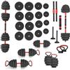 HMS 6IN1 Weight Set HMS SGN140 (bilanciere Dumbbell and Kettlebell) 40 kg