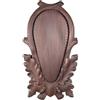 Hi Life Living Nature Scudo di Legno per Trofeo Cervo. Caccia. Corna. Ext 68x35cm INT 48x21 03110101