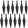 AMEYXGS 6pcs Punte di Freccia 100/120/150/200 Grain Broadheads in Metallo Tradizionali Punto Freccia per Arco Composto da Balestra e Arco ricurvo Caccia all'aperto (Type1-150grain)