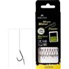 Mikado - 8 Ganci Method Feeder Rig con Punta/ago e Corda Intrecciata, 12 / Ø0,12mm / 10cm
