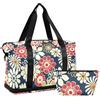 Yoogain Borsone da viaggio con fiori ricchi retrò grande borsone da viaggio Weekender borsone da allenamento con borsa da toilette per sport multifunzionale, Fiori ricchi retrò, 1 size