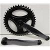 GAVO INTERNATIONAL Guarnitura Corona Bicicletta Singola a Perno Quadro 42 Denti pedivella Bici Bike