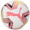 Puma Futsal 3 Ms, Pallone, Puma White-Sunset Glow-Sun Stream, Taglia 4 (62 cm)