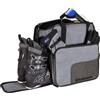 Brubaker Super Performance - Borsa Porta Scarponi da Sci Borsa da Casco con portascarpe - Grigio Nero