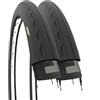 ECOVELO 2 COPERTONI 700 X 25C (25-622) PNEUMATICI STRADALI PER BICI DA CORSA ROAD BIKE BDC STRADA DA PASSEGGIO