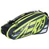 Babolat Rhx6 Pure Aero Grey Yellow White-Borsa per Racchette da Tennis, 6 Unisex, Grigio, Taglia Unica