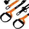 GymBeam TRX Fitness da Casa, Sistema di Allenamento in Sospensione, Capacità di Carico 450kg, Facilità di Installazione, Regolabile e Trasportabile con Borsa, Impugnature in Morbida Spugna