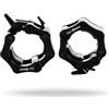 GymBeam - Set di 2 Clip o Collari per Bilanciere, Chiusure per Bilanciere Leggere e Resistenti, Ideali per Bilanciere Olimpionico, Diametro di 51 mm, Peso 130g Ciascuna, in Plastica Resistente