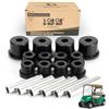 10L0L Kit boccola e manicotti a balestra posteriore per carrello da golf per EZGO RXV 2008-up G&E OEM # 620160 620161 624030