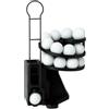LexTex Lanciapalline da Golf Range Reload PRO, Distributore di Palline da Golf con Pedale, Macchina Automatica per Allenamento al Chiuso E All'aperto, Grande capacità di 25 Palline da Golf(Nero)