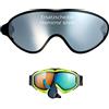 Uvex Comanche to Off ESS - Lente di ricambio per occhiali da sci Comanche come take Off, lente singola Litemirror Silver