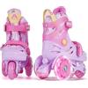 Apollo Kids My 1st Skates Adjustable - Pattini a rotelle regolabili per bambini, taglia 26 - 30, pattini a rotelle per ragazze e ragazzi, ideali per principianti, allenamento con doppio freno