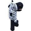 kowaku Copri-Testa da Golf Animale, Protezione per Mazze, in Peluche per Adulti, Zebra